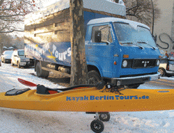 Kayak truck of KayakBerlinTours.